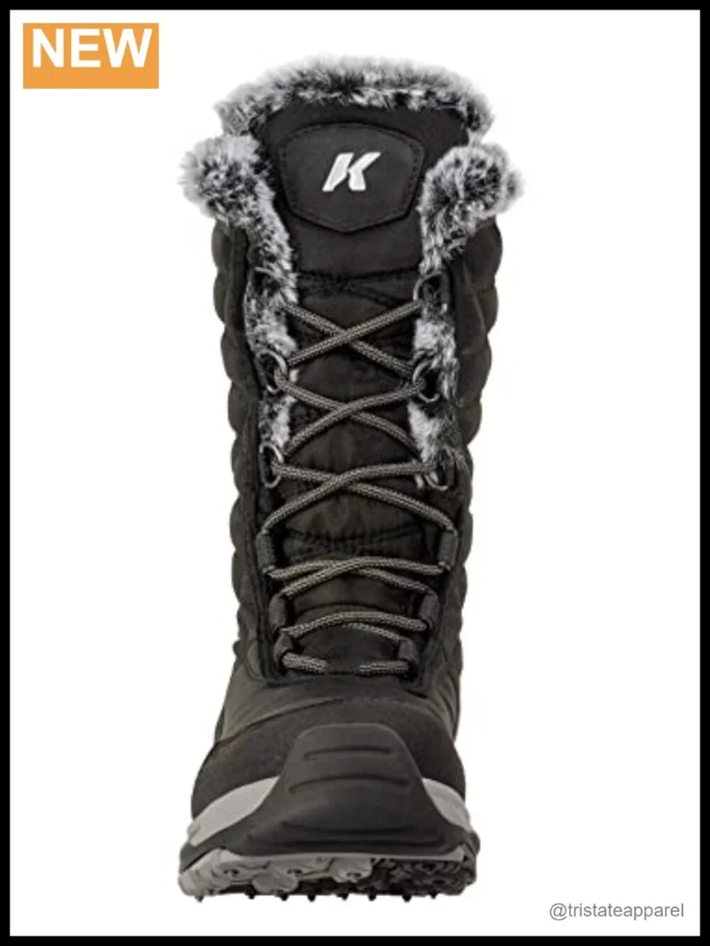 Korkers Women's South Lake Winter Boots Waterproof Insulated Mid-Calf
